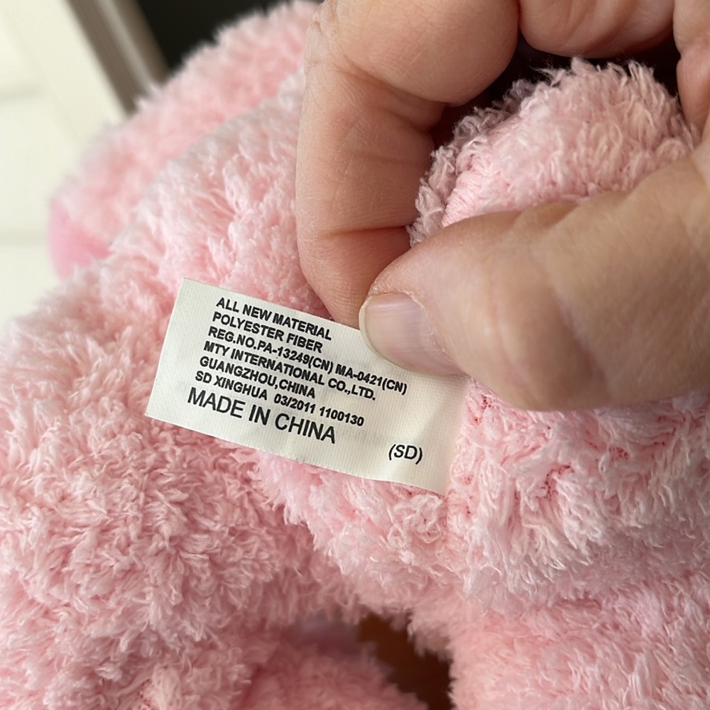 Napco soft cuddly pink teddy bear 12”, suitable for all ages, pristine condition - Picture 7 of 9